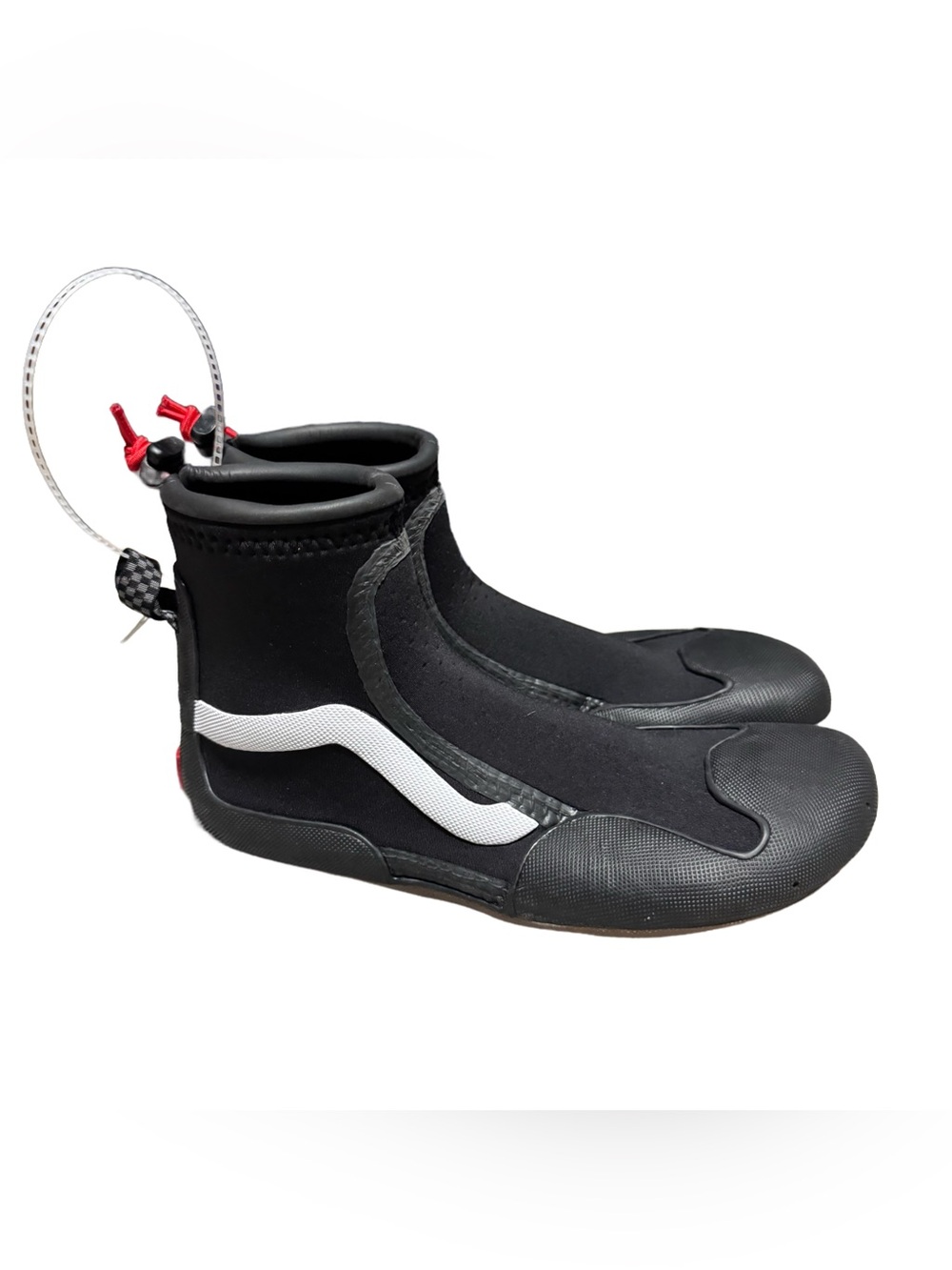 Vans Surf Boot 2 Mid Surf Bootie Mens 7 Womens 8.5 Black Neoprene Waterproof NWT - Picture 3 of 6